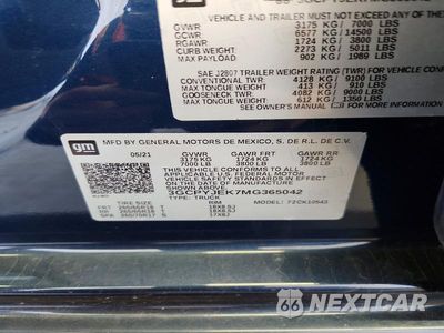 Zdjęcie 12 z 12 samochodu: 2021 CHEVROLET SILVERADO K1500 LT VIN:3GCPYJEK7MG365042 - miniatura