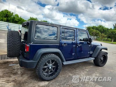 Trzecie zdjęcie samochodu z tyłu: 2013 JEEP WRANGLER UNLIMITED SPORT VIN:1C4BJWDG0DL504178 - miniatura