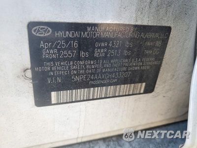 Zdjęcie 12 z 12 samochodu: 2016 HYUNDAI SONATA ECO VIN:5NPE24AAXGH433207 - miniatura