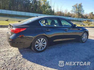 Trzecie zdjęcie samochodu z tyłu: 2015 INFINITI Q50 PREMIUM VIN:JN1BV7AR6FM409043 - miniatura