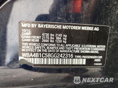 Zdjęcie 13 z 13 samochodu: 2016 BMW 435 I GRAN COUPE VIN:WBA4B1C58GG242316 - miniatura