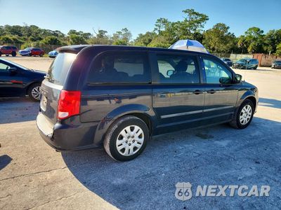 Trzecie zdjęcie samochodu z tyłu: 2013 DODGE GRAND CARAVAN SE VIN:2C4RDGBG7DR798880 - miniatura