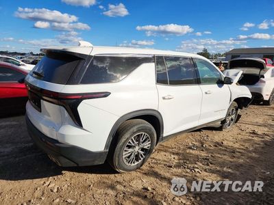 Trzecie zdjęcie samochodu z tyłu: 2024 CHEVROLET TRAVERSE LS VIN:1GNEVEKS8RJ147183 - miniatura