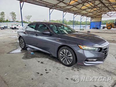 Czwarte zdjęcie samochodu z boku: 2018 HONDA ACCORD HYBRID EXL VIN:1HGCV3F56JA003078 - miniatura