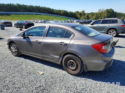 Drugie zdjęcie samochodu z przodu: 2012 HONDA CIVIC LX VIN:19XFB2F50CE047639 - miniatura