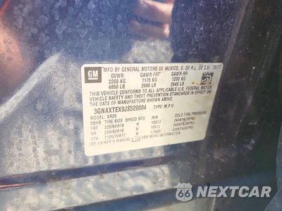 Zdjęcie 13 z 13 samochodu: 2018 CHEVROLET EQUINOX LT VIN:3GNAXTEX9JS529004 - miniatura