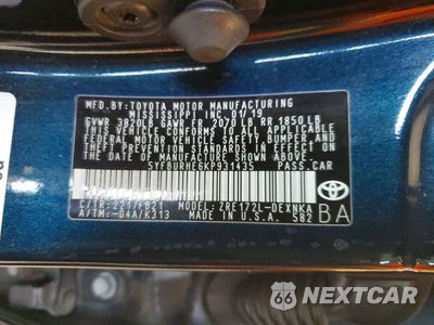 Zdjęcie 13 z 13 samochodu: 2019 TOYOTA COROLLA LE VIN:5YFBURHE6KP931435 - miniatura