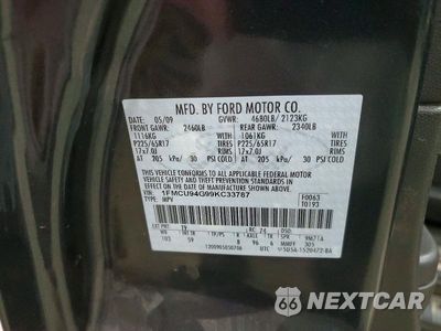 Zdjęcie 12 z 12 samochodu: 2009 FORD ESCAPE LIMITED VIN:1FMCU94G99KC33787 - miniatura