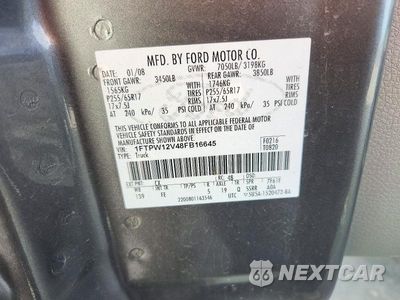 Zdjęcie 12 z 12 samochodu: 2008 FORD F150 SUPERCREW VIN:1FTPW12V48FB16645 - miniatura
