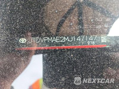 Zdjęcie 12 z 12 samochodu: 2021 TOYOTA COROLLA LE VIN:JTDVPMAE2MJ147147 - miniatura