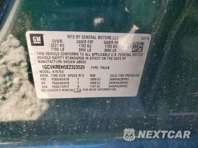 Zdjęcie 12 z 12 samochodu: 2014 CHEVROLET SILVERADO K1500 LT VIN:1GCVKREH5EZ323529 - miniatura