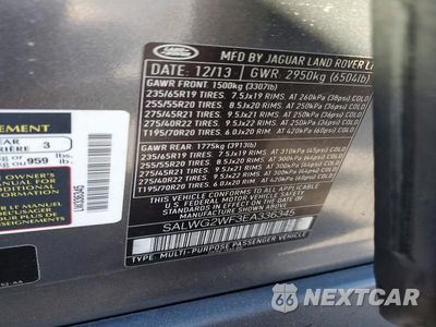 Zdjęcie 13 z 13 samochodu: 2014 LAND ROVER RANGE ROVER SPORT SE VIN:SALWG2WF3EA336345 - miniatura