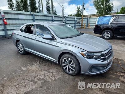 Czwarte zdjęcie samochodu z boku: 2022 VOLKSWAGEN JETTA S VIN:3VWCM7BU7NM005823 - miniatura