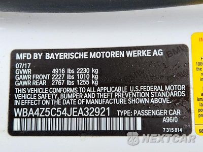 Zdjęcie 12 z 12 samochodu: 2018 BMW 440I VIN:WBA4Z5C54JEA32921 - miniatura
