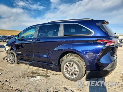 Drugie zdjęcie samochodu z przodu: 2023 TOYOTA SIENNA XLE VIN:5TDJRKEC1PS179973 - miniatura
