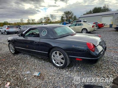 Drugie zdjęcie samochodu z przodu: 2002 FORD THUNDERBIRD VIN:1FAHP60A22Y117938 - miniatura