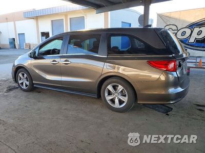 Drugie zdjęcie samochodu z przodu: 2018 HONDA ODYSSEY EX VIN:5FNRL6H5XJB104399 - miniatura