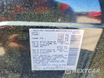 Zdjęcie 12 z 12 samochodu: 2016 INFINITI QX60 BASE VIN:5N1AL0MM7GC502436 - miniatura