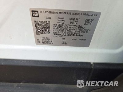 Zdjęcie 13 z 13 samochodu: 2023 CHEVROLET EQUINOX LT VIN:3GNAXKEG0PS194606 - miniatura