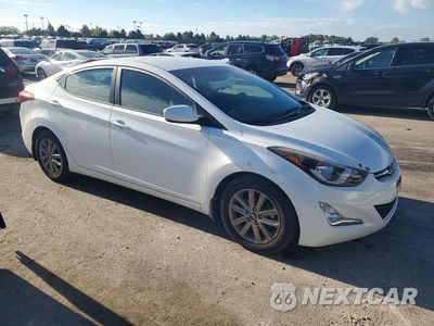 Czwarte zdjęcie samochodu z boku: 2014 HYUNDAI ELANTRA SE VIN:5NPDH4AE4EH509045 - miniatura