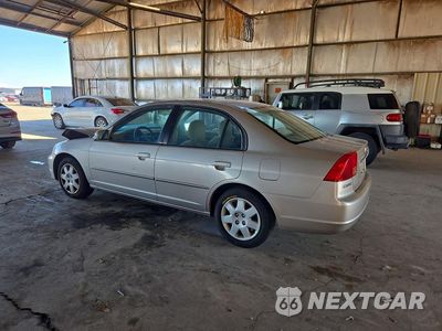 Drugie zdjęcie samochodu z przodu: 2001 HONDA CIVIC EX VIN:2HGES26781H541392 - miniatura