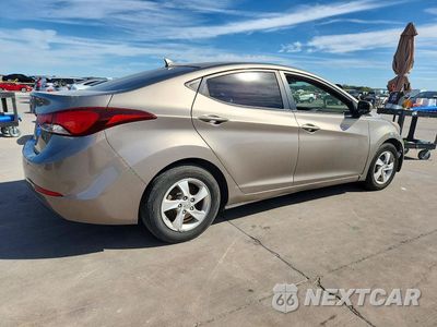 Trzecie zdjęcie samochodu z tyłu: 2014 HYUNDAI ELANTRA SE VIN:5NPDH4AE9EH511809 - miniatura