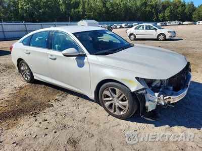 Czwarte zdjęcie samochodu z boku: 2018 HONDA ACCORD LX VIN:1HGCV1F1XJA174157 - miniatura