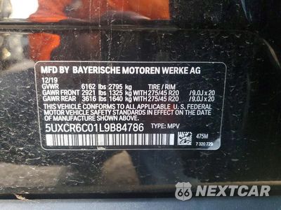 Zdjęcie 12 z 12 samochodu: 2020 BMW X5 XDRIVE40I VIN:5UXCR6C01L9B84786 - miniatura
