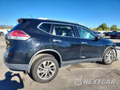Trzecie zdjęcie samochodu z tyłu: 2014 NISSAN ROGUE SL VIN:5N1AT2MV5EC771648 - miniatura