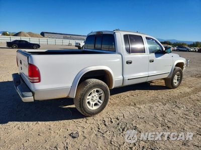 Trzecie zdjęcie samochodu z tyłu: 2002 DODGE DAKOTA QUAD SLT VIN:1B7HG48N22S684675 - miniatura