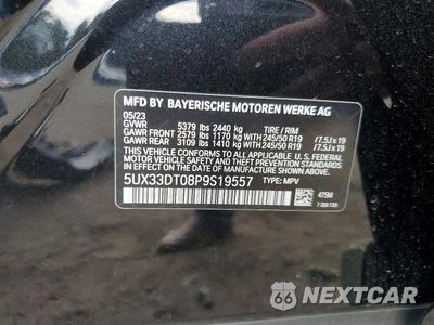 Zdjęcie 12 z 12 samochodu: 2023 BMW X4 XDRIVE30I VIN:5UX33DT08P9S19557 - miniatura