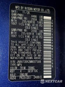 Zdjęcie 13 z 13 samochodu: 2021 NISSAN ROGUE SV VIN:JN8AT3BA2MW007588 - miniatura