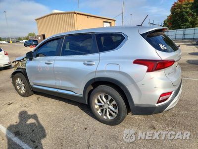 Drugie zdjęcie samochodu z przodu: 2019 HYUNDAI SANTA FE SE VIN:5NMS2CAD0KH026588 - miniatura
