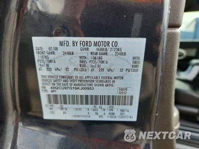 Zdjęcie 13 z 13 samochodu: 2009 MERCURY MARINER PREMIER VIN:4M2CU97G19KJ00953 - miniatura