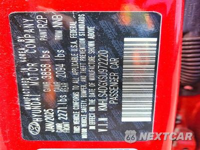Zdjęcie 13 z 13 samochodu: 2025 HYUNDAI ELANTRA SEL VIN:KMHLS4DGXSU972220 - miniatura