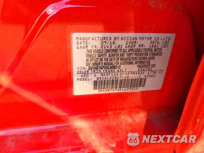 Zdjęcie 12 z 12 samochodu: 2019 NISSAN SENTRA SV VIN:3N1AB7APXKL609513 - miniatura