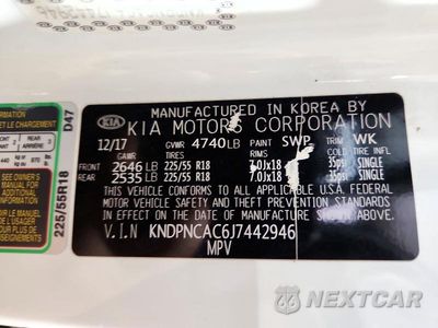 Zdjęcie 13 z 13 samochodu: 2018 KIA SPORTAGE EX VIN:KNDPNCAC6J7442946 - miniatura