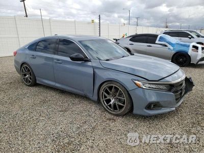 Czwarte zdjęcie samochodu z boku: 2022 HONDA ACCORD SPORT VIN:1HGCV2F30NA013071 - miniatura