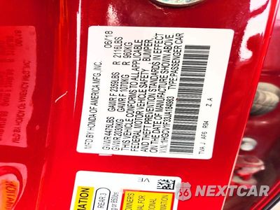 Zdjęcie 12 z 12 samochodu: 2018 HONDA ACCORD SPORT VIN:1HGCV1F33JA184983 - miniatura