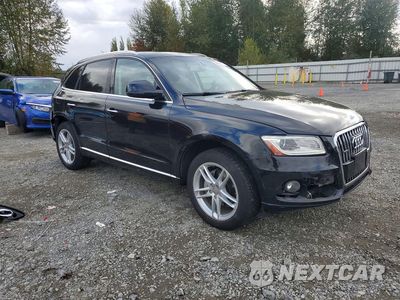 Czwarte zdjęcie samochodu z boku: 2017 AUDI Q5 PREMIUM VIN:WA1C2AFP6HA099649 - miniatura