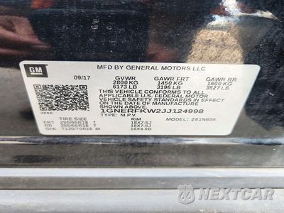 Zdjęcie 13 z 13 samochodu: 2018 CHEVROLET TRAVERSE LS VIN:1GNERFKW2JJ124998 - miniatura