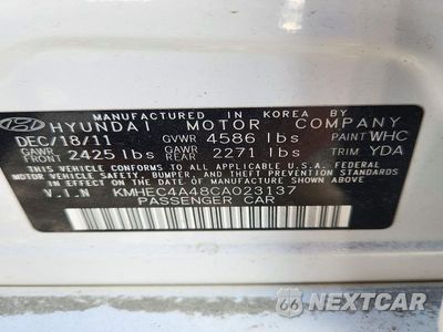 Zdjęcie 12 z 12 samochodu: 2012 HYUNDAI SONATA HYBRID VIN:KMHEC4A48CA023137 - miniatura