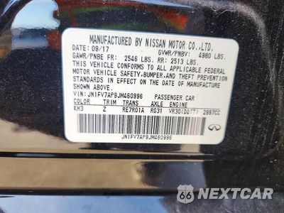 Zdjęcie 13 z 13 samochodu: 2018 INFINITI Q50 RED SPORT 400 VIN:JN1FV7AP9JM460996 - miniatura