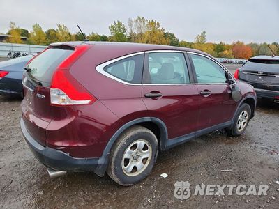 Trzecie zdjęcie samochodu z tyłu: 2014 HONDA CR-V LX VIN:5J6RM4H37EL105894 - miniatura