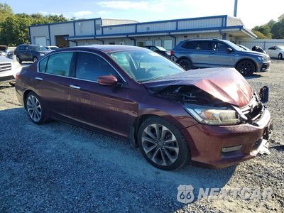 Czwarte zdjęcie samochodu z boku: 2014 HONDA ACCORD SPORT VIN:1HGCR2F56EA065102 - miniatura