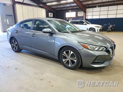 Czwarte zdjęcie samochodu z boku: 2021 NISSAN SENTRA SV VIN:3N1AB8CV0MY220841 - miniatura