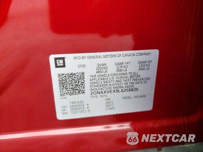 Zdjęcie 13 z 13 samochodu: 2020 CHEVROLET EQUINOX LT VIN:2GNAXVEX9L6259835 - miniatura
