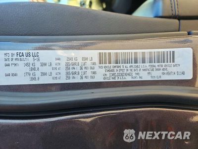 Zdjęcie 13 z 13 samochodu: 2016 DODGE DURANGO LIMITED VIN:1C4RDJDG3GC424631 - miniatura