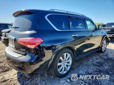 Trzecie zdjęcie samochodu z tyłu: 2014 INFINITI QX80 BASE VIN:JN8AZ2NE0E9061933 - miniatura