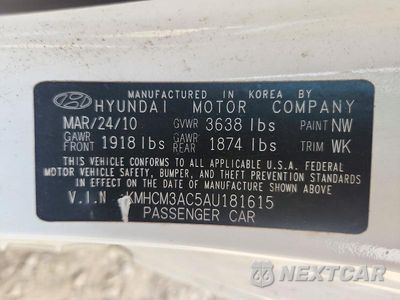 Zdjęcie 12 z 12 samochodu: 2010 HYUNDAI ACCENT GS VIN:KMHCM3AC5AU181615 - miniatura